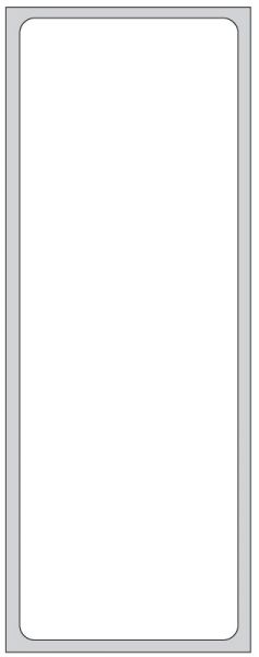Medical Use Labels - Direct Thermal Printer Label, 3" Core, 2" x 6"
