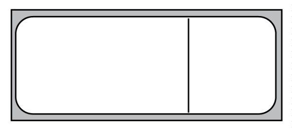 Medical Use Labels - Direct Thermal Printer Label, 3" Core, 3-1/2" x 15/16"