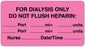 Medical Use Labels - Line Identification Label, 3" x 1-5/8"