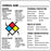 Medical Use Labels - Chemical Hazard Label, 2-1/2" x 2-1/2"