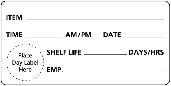 Medical Use Labels - Inventory Rotation/Incoming Goods Label, 4" x 2"