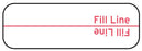 Medical Use Labels - Dose Fill Line Label, 2-1/4" x 7/8"