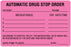 Medical Use Labels - Drug Renewal and Stop Order Label, 4" x 2-5/8"