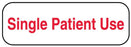 Medical Use Labels - SINGLE PATIENT USE, 1-1/2" x 1/2"