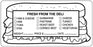 Medical Use Labels - FRESH FROM THE DELI, Food Identification Labels, 4" x 2"