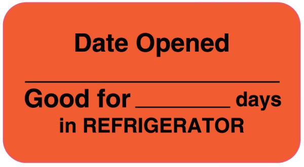 Medical Use Labels - Food Quality Control Labels, 1-1/8" x 7/8"