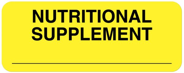 Medical Use Labels - Enteral/Tube Feeding Nutrition Labels, 2-1/4" x 7/8"