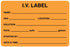 Medical Use Labels - Fluorescent Orange IV Medication Added Label, 3" x 2"