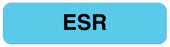 Medical Use Labels - ESR Label, 1-1/4" x 5/16"