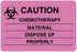 Medical Use Labels - Chemotherapy Agent Label, 3" x 2"