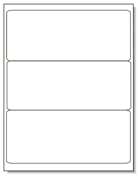 Medical Use Labels - Laser Printer Label, 8" x 3"