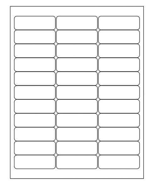 Medical Use Labels - Laser Printer Labels, 2-5/8" x 7/8"