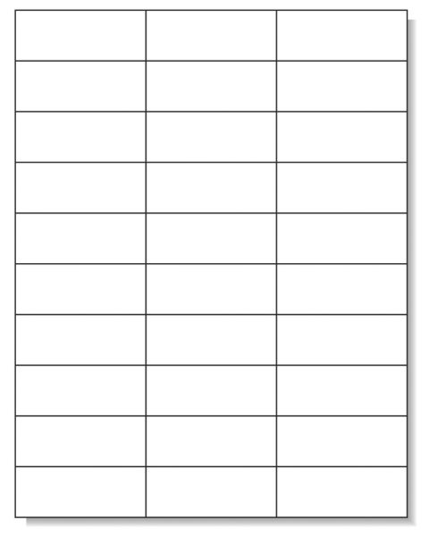 Medical Use Labels - High Speed Laser Printer Label, 2-5/6" x 1-1/16"