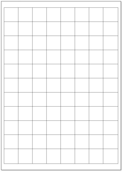 Medical Use Labels - Laser Printer Slide Label, 15/16" x 15/16"