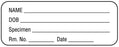 Medical Use Labels - Pathology Labels, 2" x 3/4"