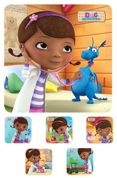 Medical Use Labels - DOC MCSTUFFINS, Kids' Sticker, 2-1/2" x 2-1/2"