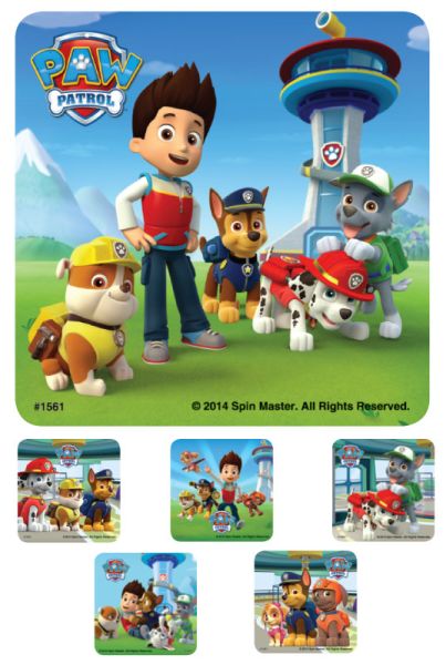 Medical Use Labels - PAW PATROL, Kids' Sticker, 2-1/2" x 2-1/2"