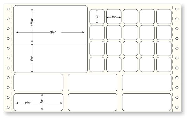 Medical Use Labels - Sunquest Microbiology Work Card, 8" x 5-3/8"