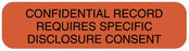 Medical Use Labels - Disclosure Label, 2" x 1/2"