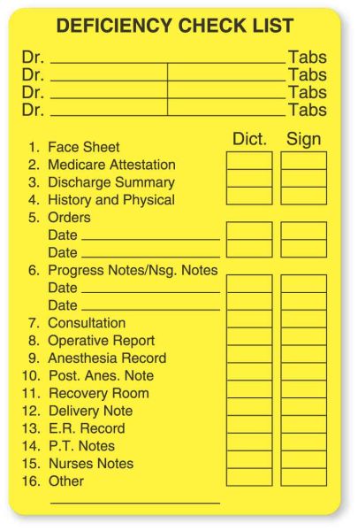 Medical Use Labels - Internal Processing Label, 2-5/8" x 4"