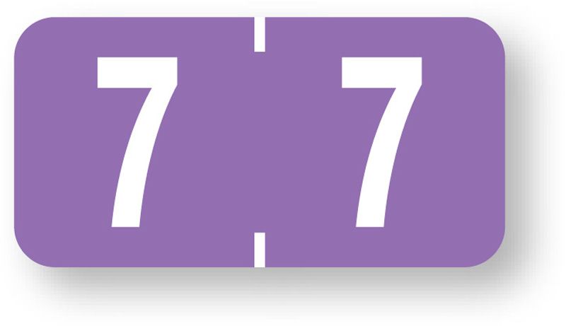 Medical Use Labels - TAB 1277 Compatible Numeric Labels