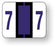 Medical Use Labels - TAB 1282 Compatible Numeric Labels