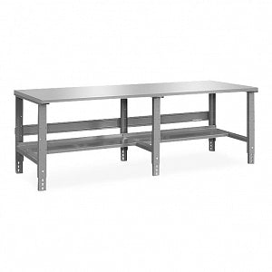 Uline Industrial Packing Table - Industrial Packing Table with Stainless-Steel Top, 96" x 36" - H-1222-SS