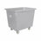 Uline 12-Bushel Poly Box Trucks - CART, BOX TRUCK, 12 BUSHEL, POLY, WHEELS, GRY - H-1954GR