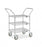 Uline Heavy-Duty Wire Carts - Heavy-Duty 3-Shelf Wire Cart, 36" x 18" x 41" - H-2660