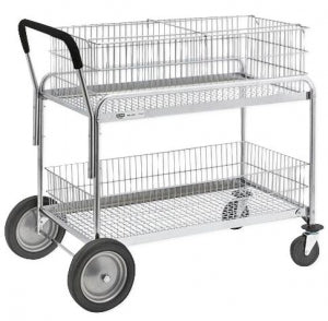 Uline Mail Carts - Mail Cart, 42" x 23" 38" - H-2862