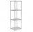 Uline Chrome Wire Shelving Unit - Chrome Wire Shelving Unit, 24" x 24" x 86" - H-2944-86