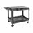 Uline Flat Shelf Utility Cart - Flat Shelf Utility Cart, Black, 44" x 25" x 33" - H-3325BL