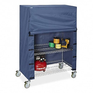 ULINE Mobile Shelving Cover - COVER, CART, WIRE, HEAVY DUTY, 48"X24"X63" - H-3816HD