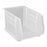 Uline Clear Plastic Stackable Bins - BINS, STACK, CLEAR, 11"X11"X10" - S-12421C