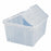 Uline Clear Industrial Tote - Tote with Attached Lid, 22-1/2" x 18" x 11-1/2" - S-12679