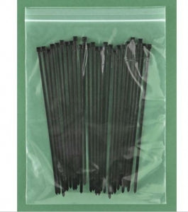 Uline 2 Mil Reclosable Bags - Reclosable Polyethylene Bags, Single-Zipper, Clear, 2 Mil, 9" x 12" - S-1299