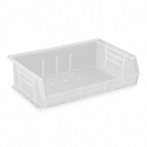 Uline Clear Plastic Stackable Bins - BINS, STACK, CLEAR, 11"X16.5"X5" - S-13537C