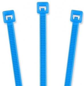 Uline Color Cable Ties - Nylon Cable Ties, 5-1/2", Blue - S-2152BLU