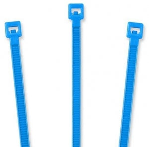 Uline Color Cable Ties - Nylon Cable Ties, 8", Blue - S-2153BLU