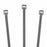 ULINE Natural Nylon Cable Ties - Gray Nylon Cable Ties, 40 lb., 8" - S-2153GR