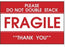 Uline Fragile Shipping Labels - "Please Do Not Double Stack / Fragile / Thank You" Label, 3" x 5" - S-5946