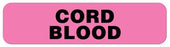 Medical Use Labels - Cord Blood Label, 1-1/4" x 5/16"