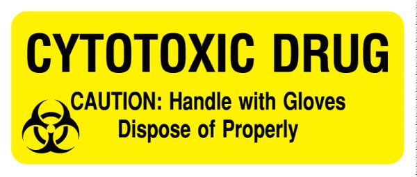 Medical Use Labels - CYTOTOXIC DRUG, 2-1/4" x 7/8"