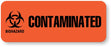 Medical Use Labels - Biohazard Warning Labels, 5" x 2"