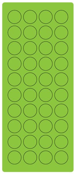 Medical Use Labels - 3/4" Fl. Green Laser Sheet, 4" x 9 1/2"