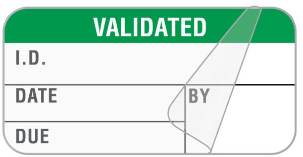 Medical Use Labels - Validation Label, 1-1/2" x 3/4"