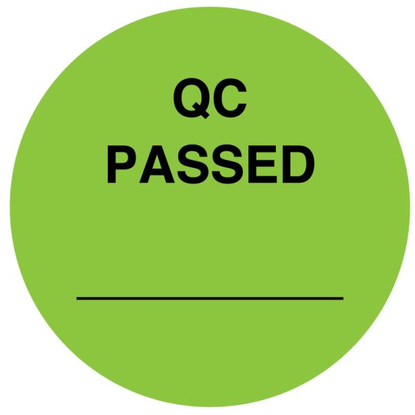 Medical Use Labels - QC PASSED, 1-1/2" Dia