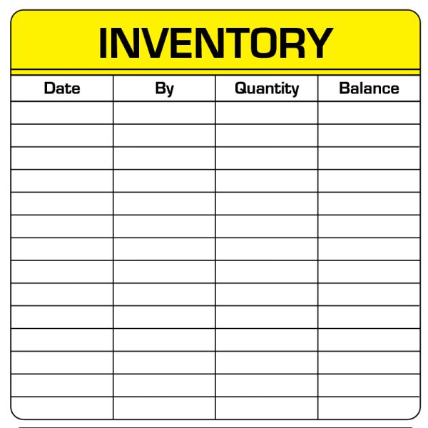 Medical Use Labels - INVENTORY, 4" x 4"