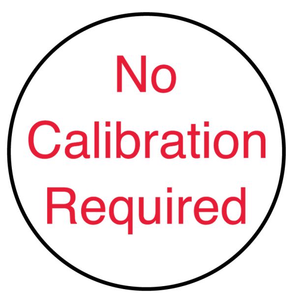 Medical Use Labels - NO CALIBRATION REQUIRED, 3/4" x 3/4"