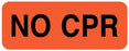 Medical Use Labels - No CPR, 2-1/4" x 7/8"